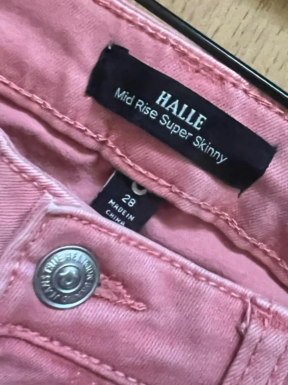 True Religion Pink Skinny Ripped Jeans - Picture 3 of 5